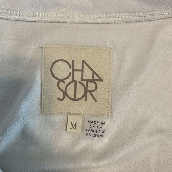 NWT Chaser faux suede cream jacket size M - Picture 4 of 9